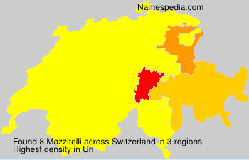 Surname Mazzitelli in Switzerland Surname Mazzitelli in Switzerland