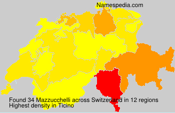 Surname Mazzucchelli in Switzerland Surname Mazzucchelli in Switzerland