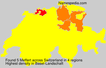 Surname Meffert in Switzerland Surname Meffert in Switzerland