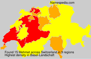 Surname Mehmet in Switzerland Surname Mehmet in Switzerland