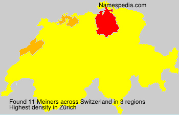 Surname Meiners in Switzerland Surname Meiners in Switzerland