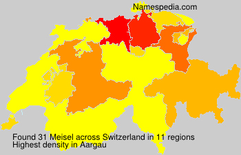 Surname Meisel in Switzerland Surname Meisel in Switzerland