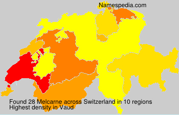 Surname Melcarne in Switzerland Surname Melcarne in Switzerland