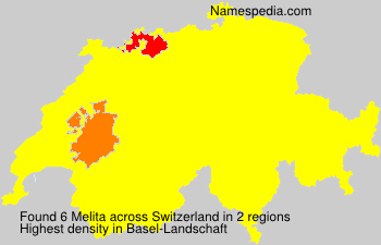 Surname Melita in Switzerland Surname Melita in Switzerland