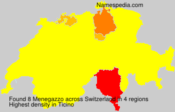 Surname Menegazzo in Switzerland Surname Menegazzo in Switzerland