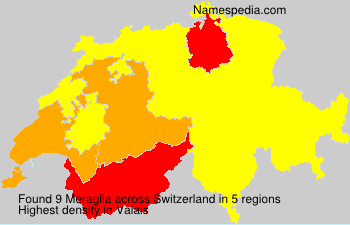 Surname Meraglia in Switzerland Surname Meraglia in Switzerland