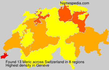 Surname Meric in Switzerland Surname Meric in Switzerland