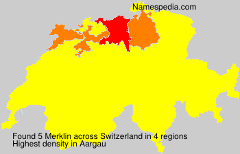 Surname Merklin in Switzerland Surname Merklin in Switzerland