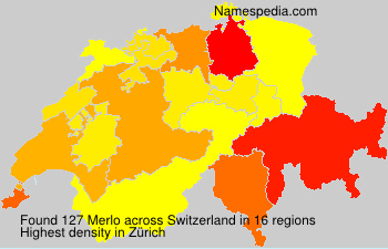 Surname Merlo in Switzerland Surname Merlo in Switzerland