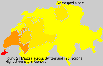 Surname Miazza in Switzerland Surname Miazza in Switzerland