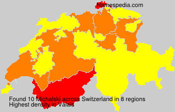 Surname Michalski in Switzerland Surname Michalski in Switzerland