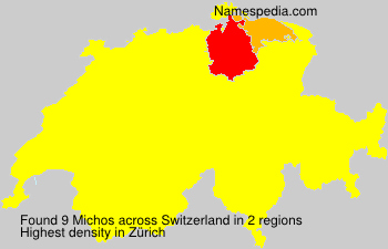 Surname Michos in Switzerland Surname Michos in Switzerland