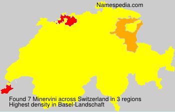 Surname Minervini in Switzerland Surname Minervini in Switzerland