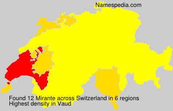 Surname Mirante in Switzerland Surname Mirante in Switzerland