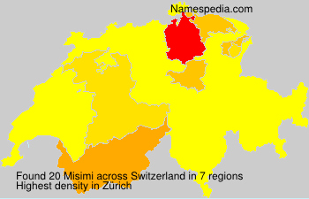 Surname Misimi in Switzerland Surname Misimi in Switzerland