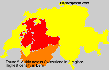 Surname Miskin in Switzerland Surname Miskin in Switzerland