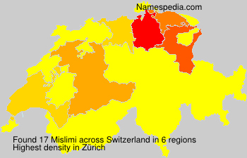Surname Mislimi in Switzerland Surname Mislimi in Switzerland