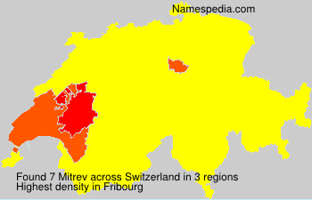 Surname Mitrev in Switzerland Surname Mitrev in Switzerland