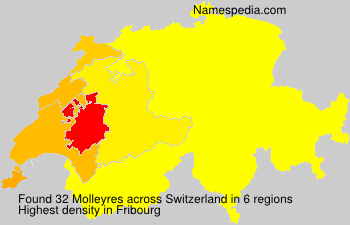 Surname Molleyres in Switzerland Surname Molleyres in Switzerland
