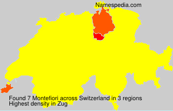 Surname Montefiori in Switzerland Surname Montefiori in Switzerland