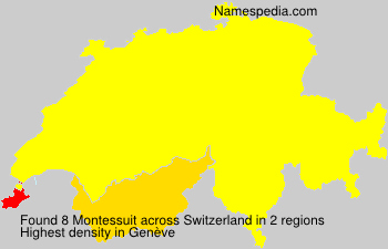 Surname Montessuit in Switzerland Surname Montessuit in Switzerland