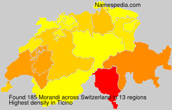 Surname Morandi in Switzerland Surname Morandi in Switzerland