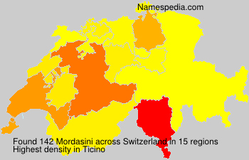 Surname Mordasini in Switzerland Surname Mordasini in Switzerland