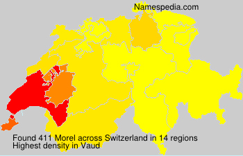 Surname Morel in Switzerland Surname Morel in Switzerland