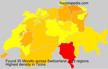 Surname Morello in Switzerland Surname Morello in Switzerland