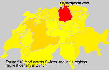 Surname Morf in Switzerland Surname Morf in Switzerland