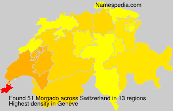 Surname Morgado in Switzerland