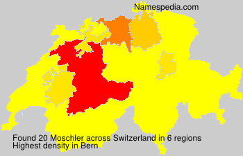 Surname Moschler in Switzerland Surname Moschler in Switzerland
