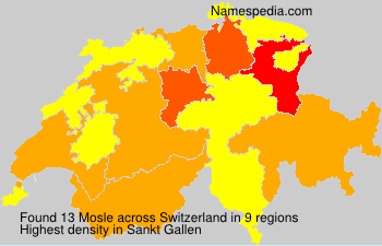 Surname Mosle in Switzerland Surname Mosle in Switzerland