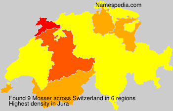Surname Mosser in Switzerland Surname Mosser in Switzerland