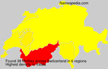 Surname Mottiez in Switzerland Surname Mottiez in Switzerland