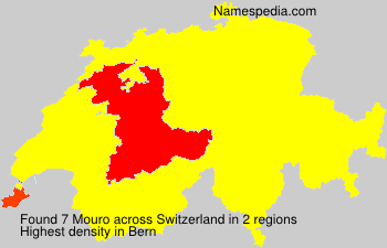 Surname Mouro in Switzerland Surname Mouro in Switzerland