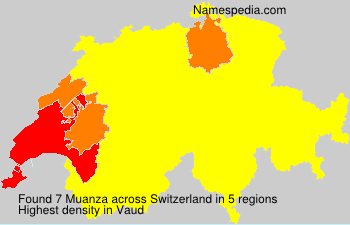 Surname Muanza in Switzerland Surname Muanza in Switzerland