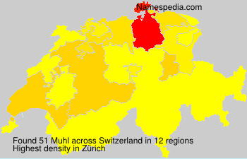 Surname Muhl in Switzerland Surname Muhl in Switzerland