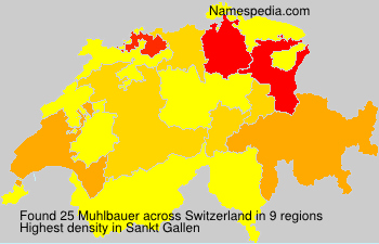 Surname Muhlbauer in Switzerland Surname Muhlbauer in Switzerland