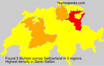 Surname Muhtari in Switzerland Surname Muhtari in Switzerland