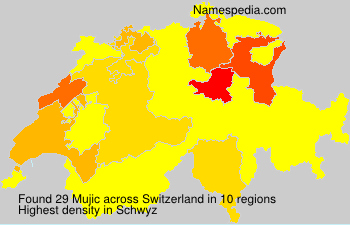 Surname Mujic in Switzerland Surname Mujic in Switzerland