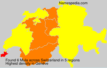 Surname Mula in Switzerland Surname Mula in Switzerland