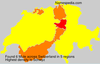 Surname Mule in Switzerland Surname Mule in Switzerland
