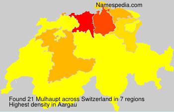 Surname Mulhaupt in Switzerland Surname Mulhaupt in Switzerland