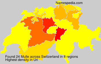 Surname Mulle in Switzerland Surname Mulle in Switzerland