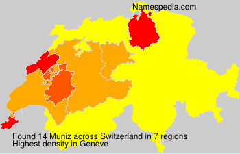 Surname Muniz in Switzerland Surname Muniz in Switzerland