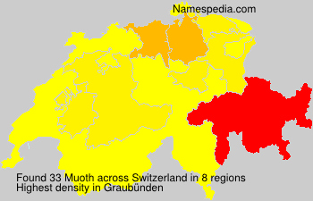 Surname Muoth in Switzerland Surname Muoth in Switzerland