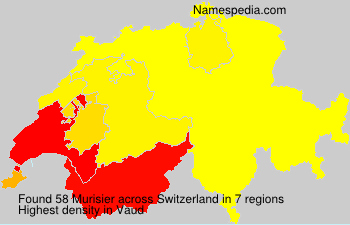 Surname Murisier in Switzerland Surname Murisier in Switzerland