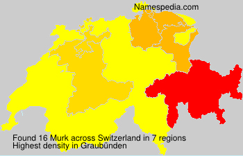Surname Murk in Switzerland