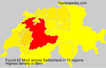 Surname Murri in Switzerland Surname Murri in Switzerland